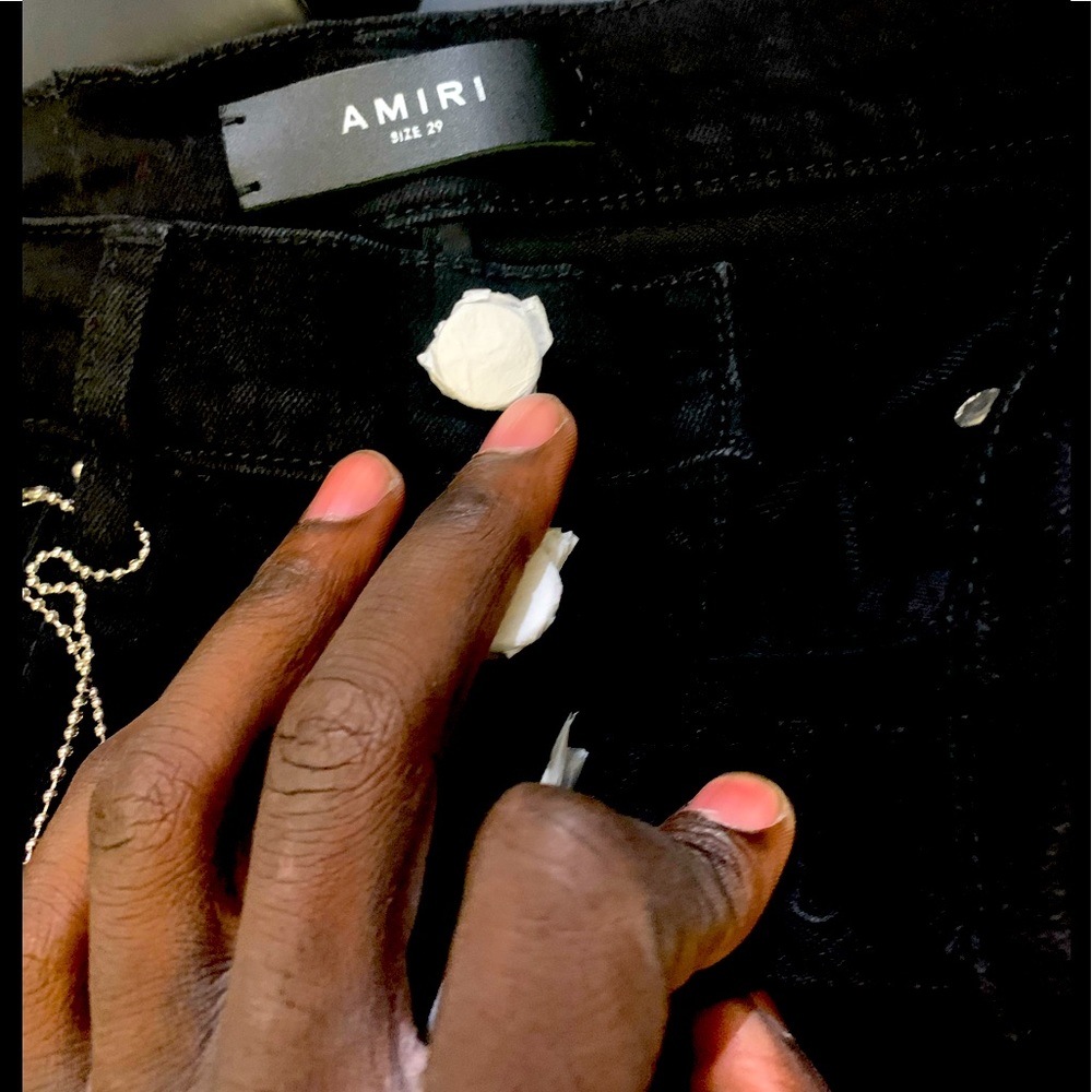 Black Amiri jeans size 29